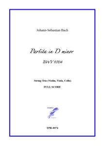 Partita (Chaconne) in D minor BWV 1004 for String Trio (Bach / Loiseleur)