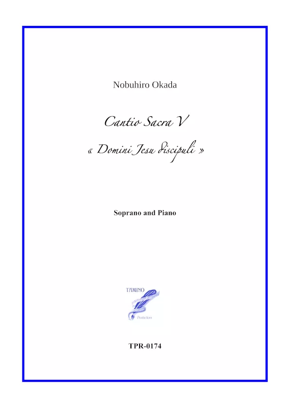 Cantio Sacra V for Soprano and Piano (Okada)