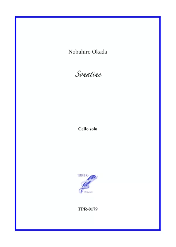 Sonatine for Cello Solo (Okada)